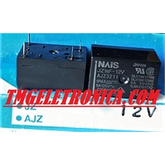 JZ1AFS - Relé 12V, JZ1AFS-12VDC Panasonic NAIS relay TV-12 rated. High sensitivity model. SPST, N.O., 8 amp / 125 vac. 12vdc, 180 ohm, 33 ma PCB Mount Relay. Noise and surge - 4Pin - JZ1AFS-12VDC Panasonic NAIS relay TV-12 rated. High